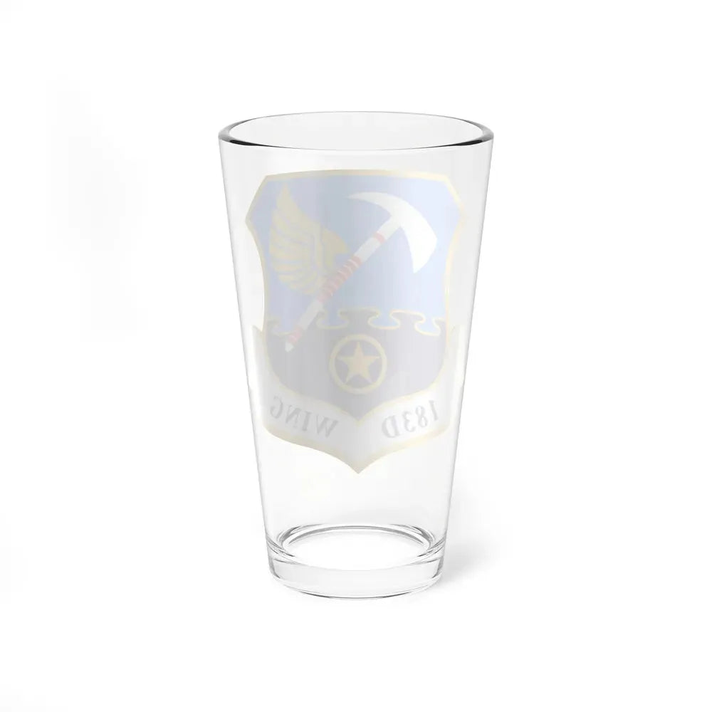 183d Wing emblem (U.S. Air Force) Pint Glass 16oz - Go Mug Yourself