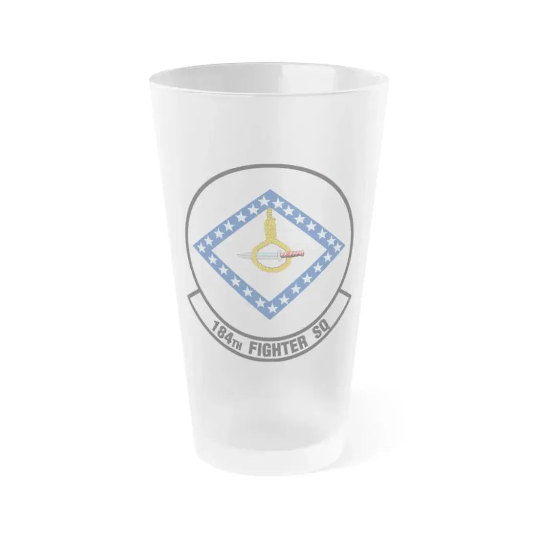 184 Fighter Squadron (U.S. Air Force) Frosted Pint Glass 16oz 16oz Frosted - Go Mug Yourself