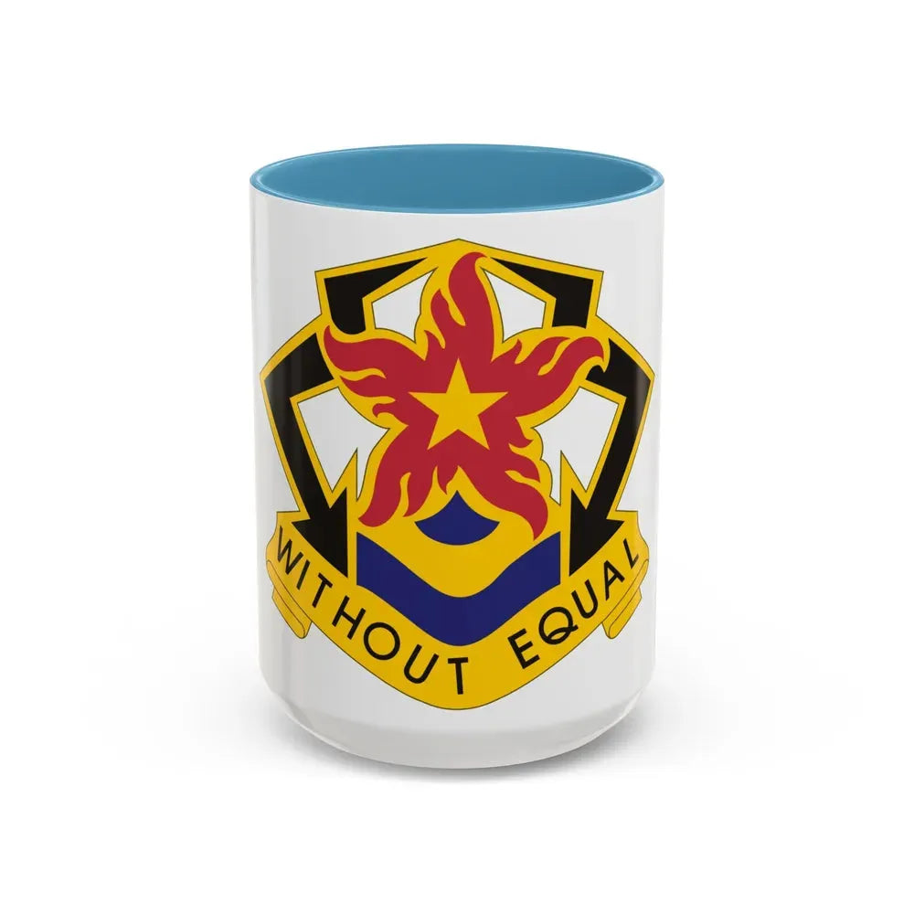 184 Ordnance Battalion (U.S. Army) Accent Coffee Mug 15oz Light Blue - Go Mug Yourself