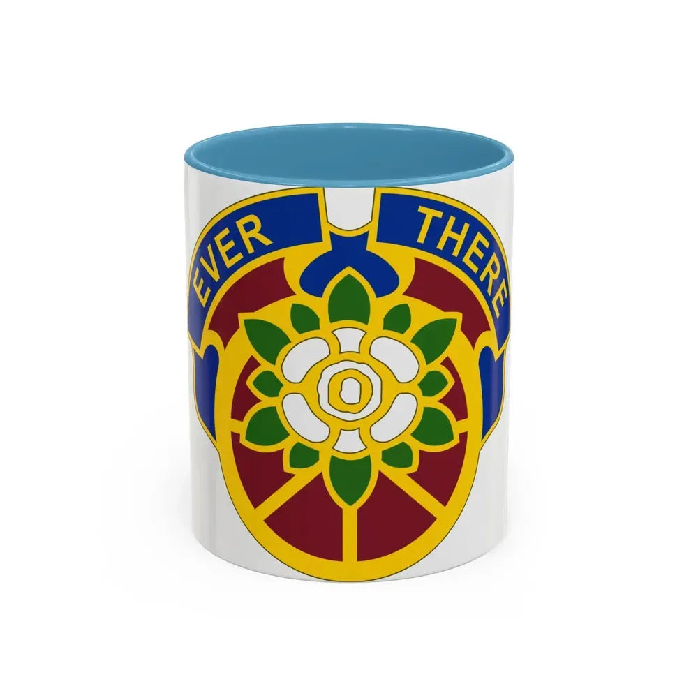 184 Sustainment Command 2 (U.S. Army) Accent Coffee Mug 11oz Light Blue - Go Mug Yourself