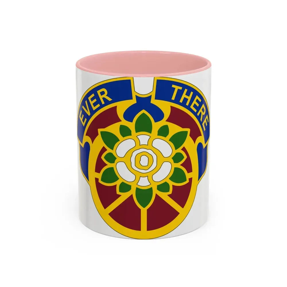 184 Sustainment Command 2 (U.S. Army) Accent Coffee Mug 11oz Pink - Go Mug Yourself