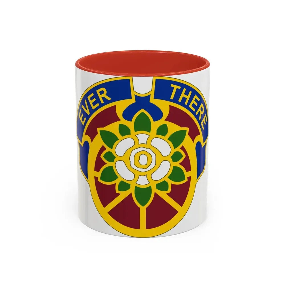 184 Sustainment Command 2 (U.S. Army) Accent Coffee Mug 11oz Red - Go Mug Yourself