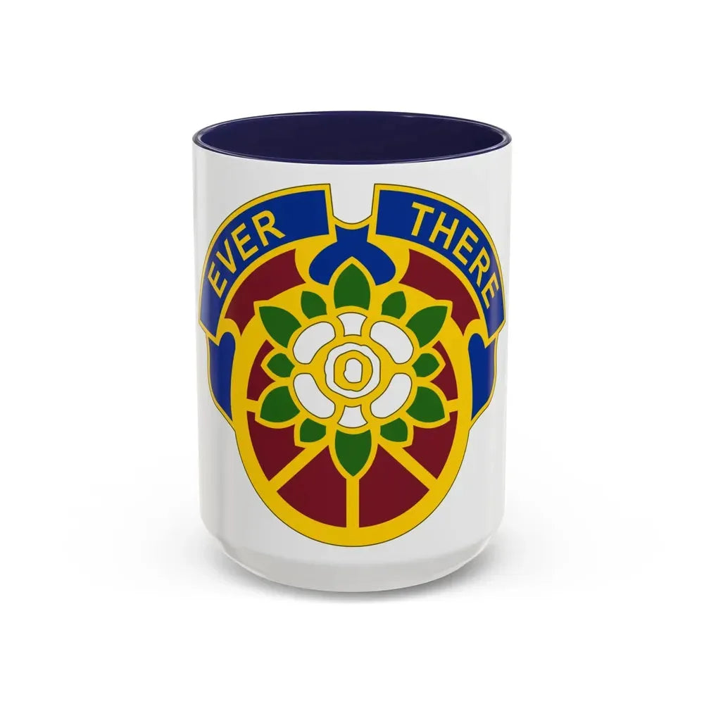 184 Sustainment Command 2 (U.S. Army) Accent Coffee Mug 15oz Navy - Go Mug Yourself