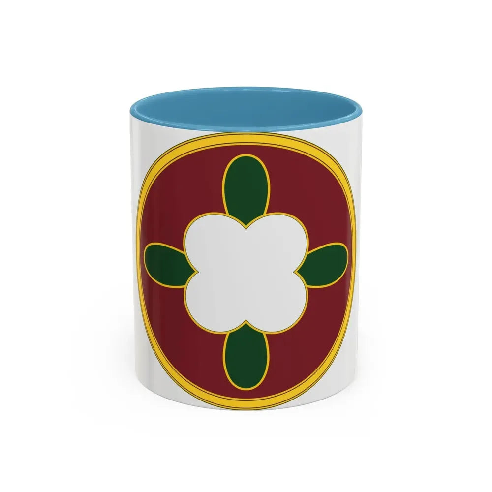 184 Sustainment Command 3 (U.S. Army) Accent Coffee Mug 11oz Light Blue - Go Mug Yourself