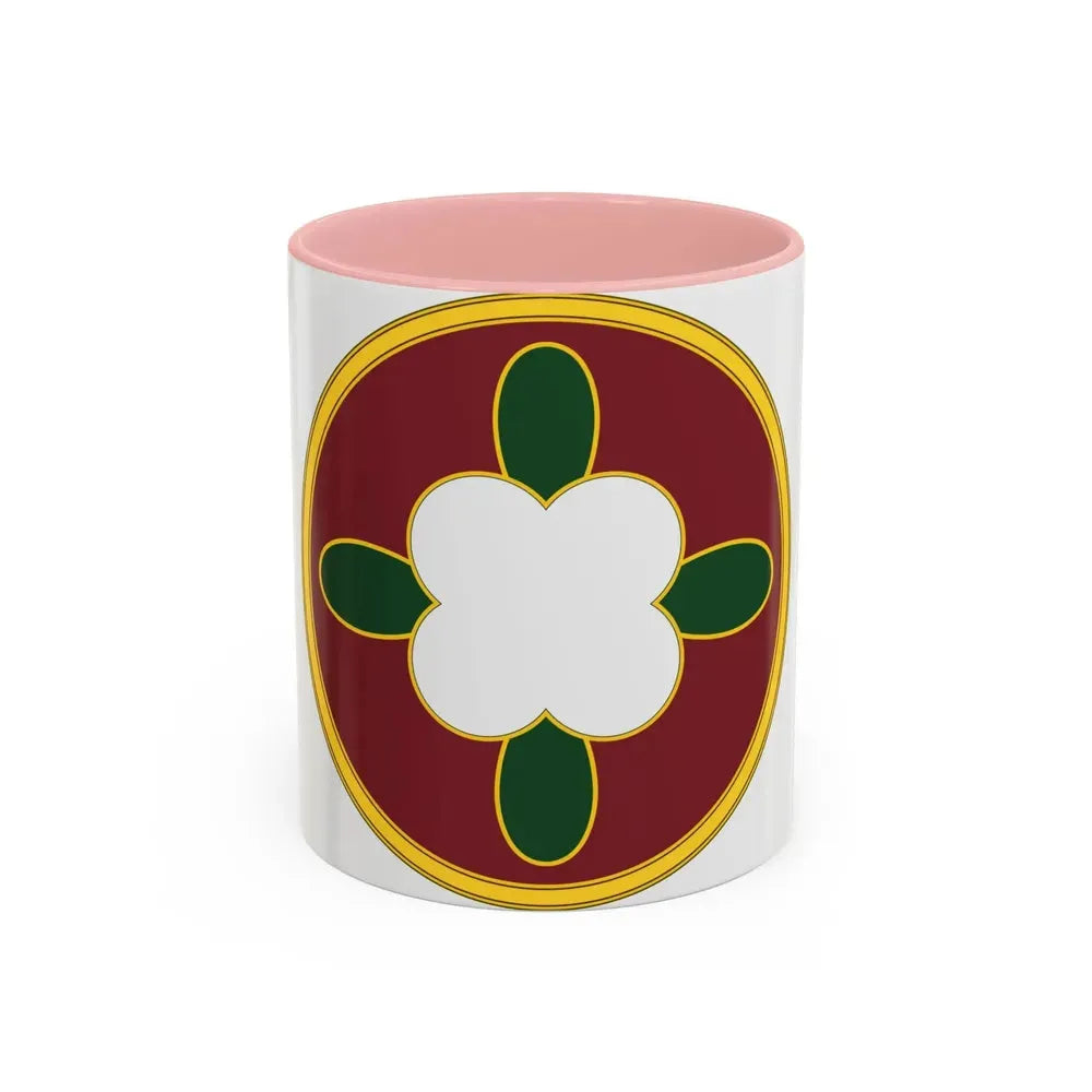184 Sustainment Command 3 (U.S. Army) Accent Coffee Mug 11oz Pink - Go Mug Yourself
