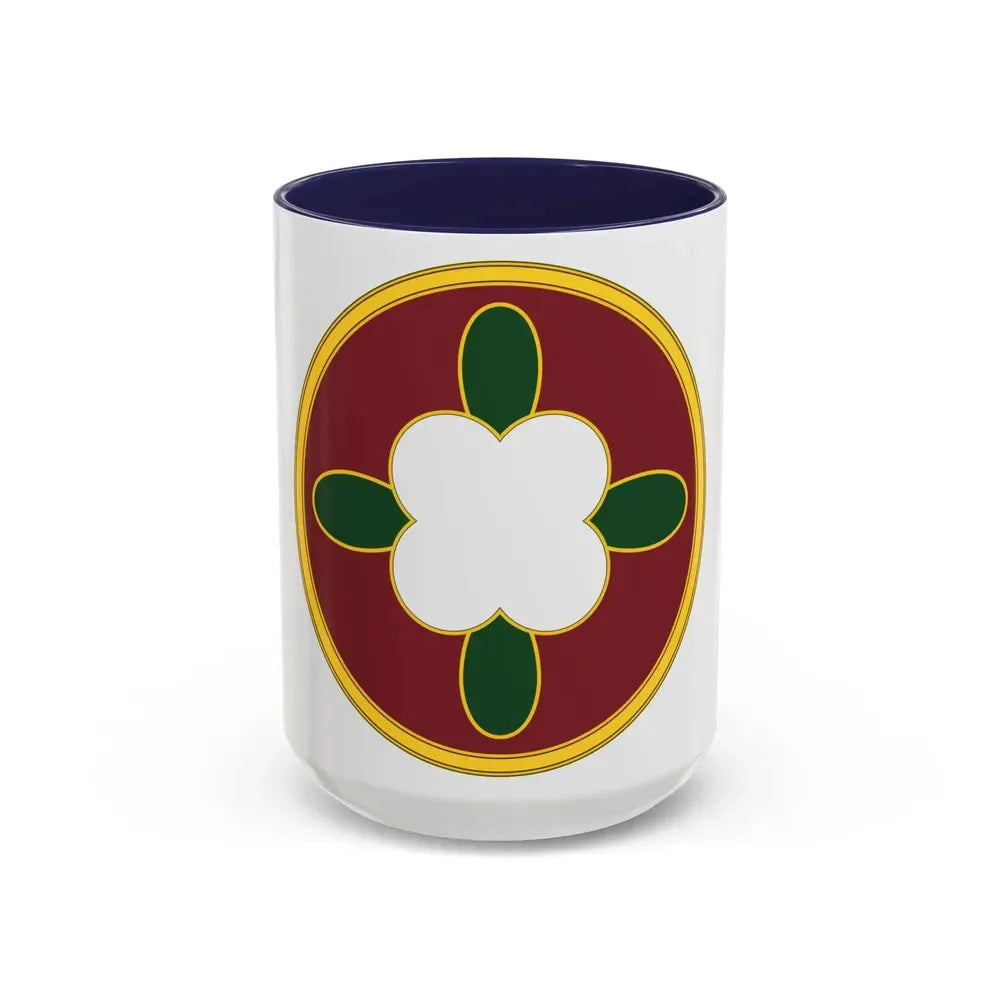 184 Sustainment Command 3 (U.S. Army) Accent Coffee Mug 15oz Navy - Go Mug Yourself