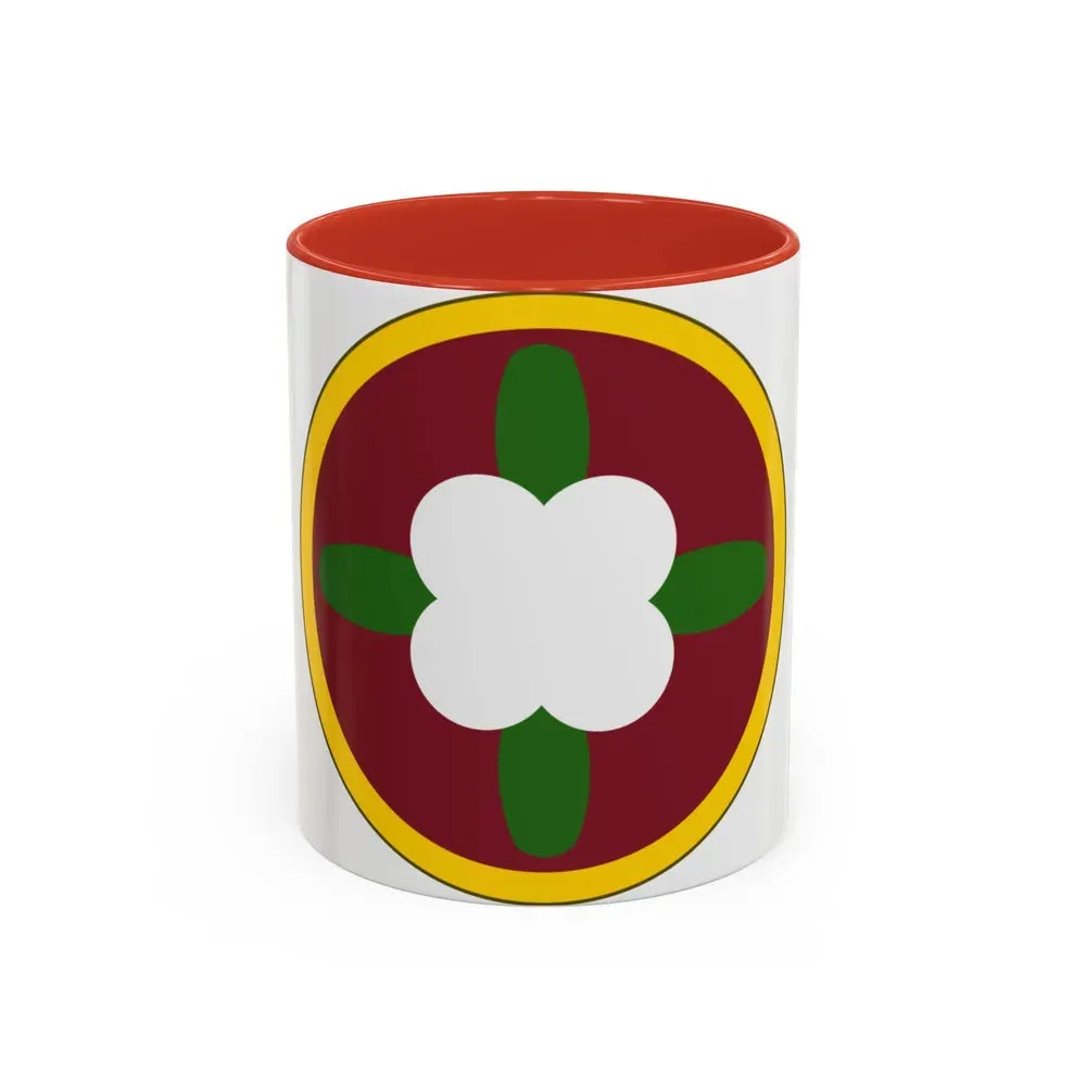 184 Sustainment Command (U.S. Army) Accent Coffee Mug 11oz Red - Go Mug Yourself