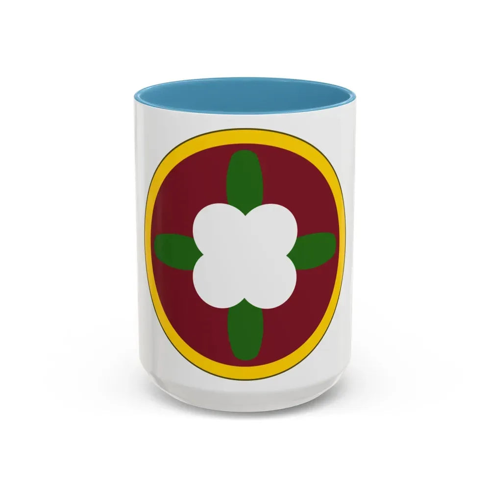 184 Sustainment Command (U.S. Army) Accent Coffee Mug 15oz Light Blue - Go Mug Yourself