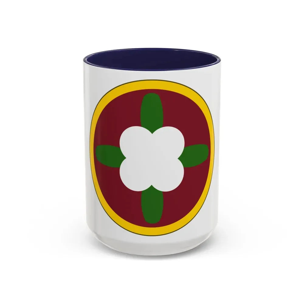 184 Sustainment Command (U.S. Army) Accent Coffee Mug 15oz Navy - Go Mug Yourself