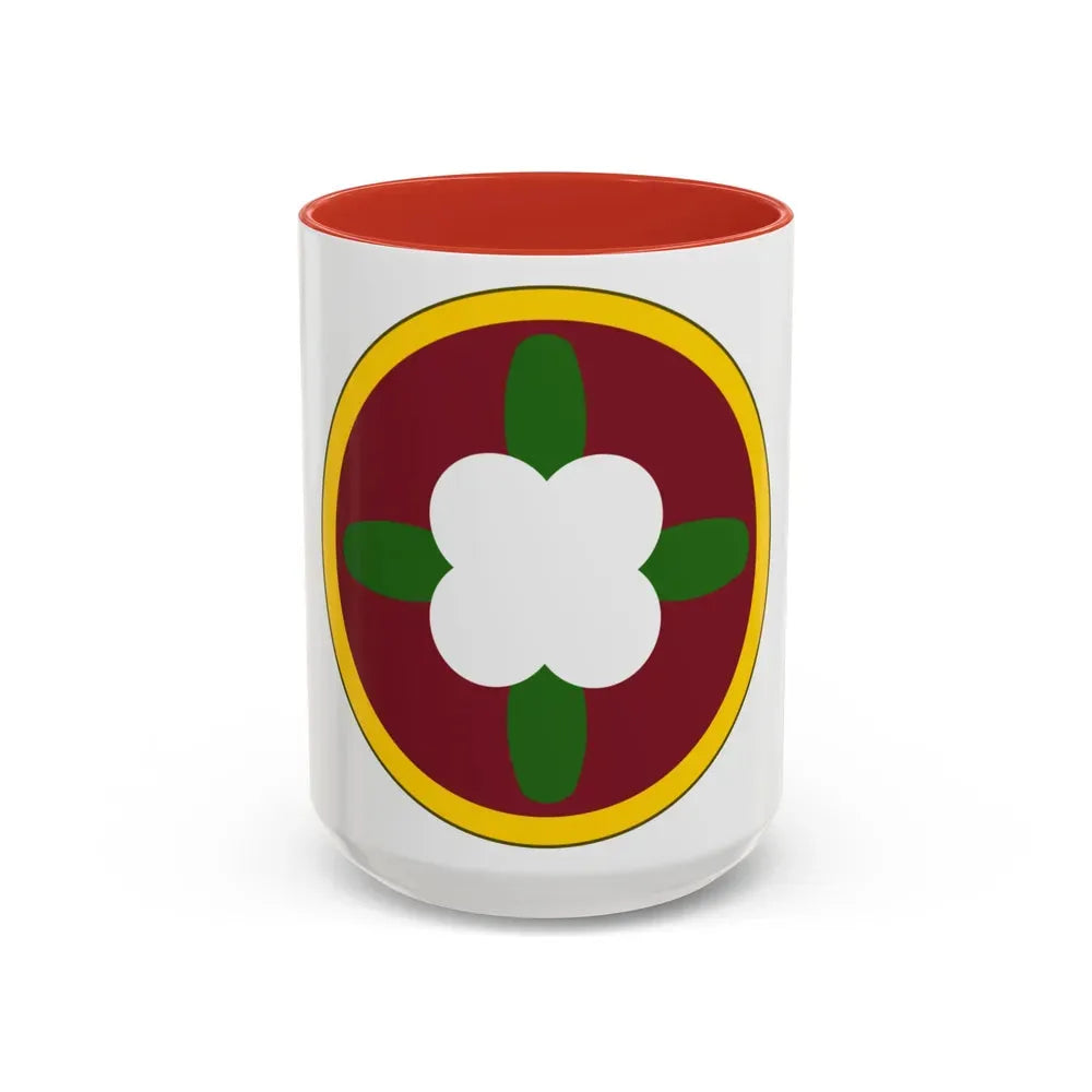 184 Sustainment Command (U.S. Army) Accent Coffee Mug 15oz Red - Go Mug Yourself