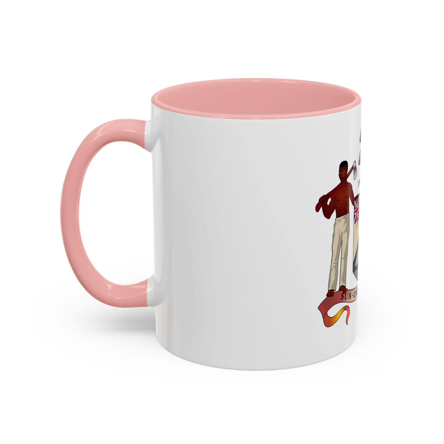 Coat of arms of British Honduras (1907-1967) - Accent Coffee Mug