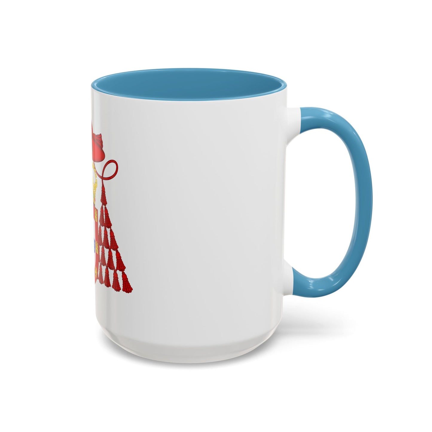 Ornamented Royal Coat of Arms of Cardinal Henry I of Portugal - Accent Coffee Mug