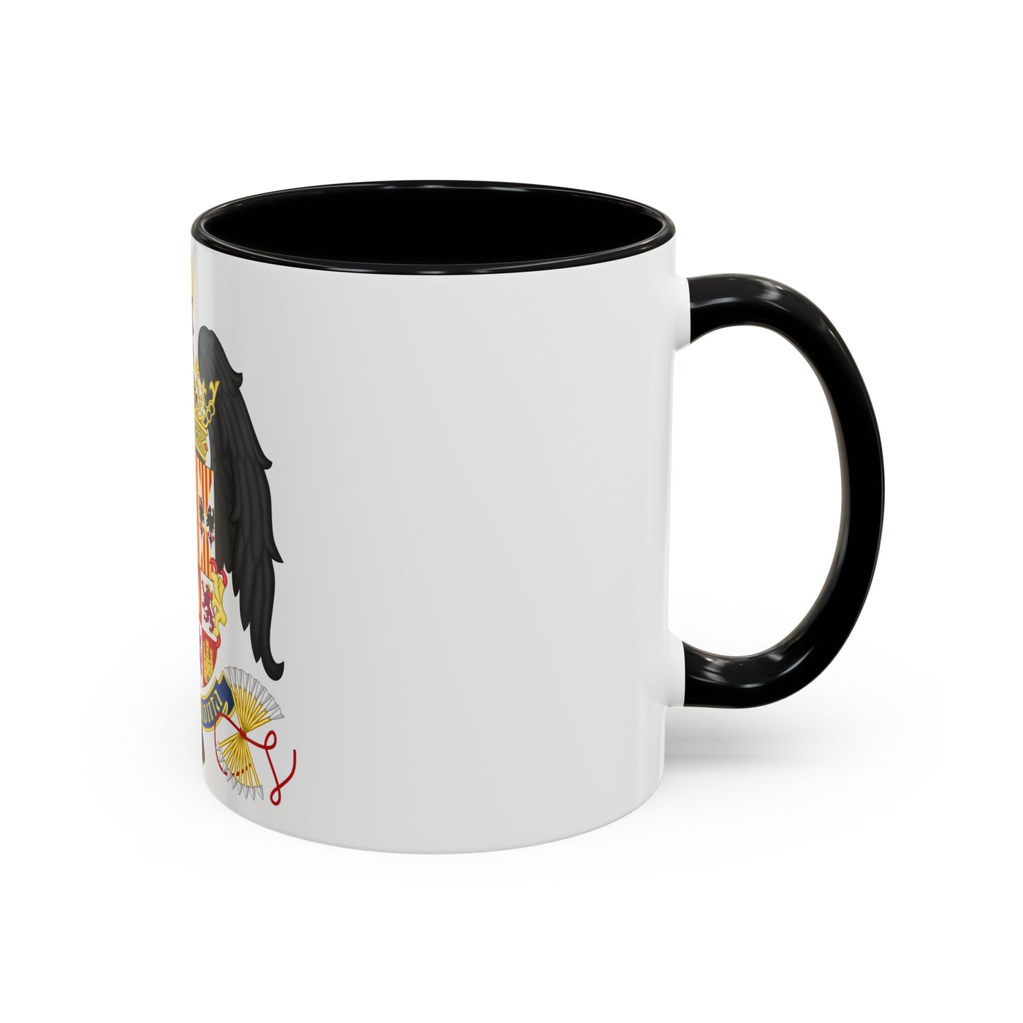 Coat of Arms of Queen Isabella of Castile (1492-1504) - Accent Coffee Mug