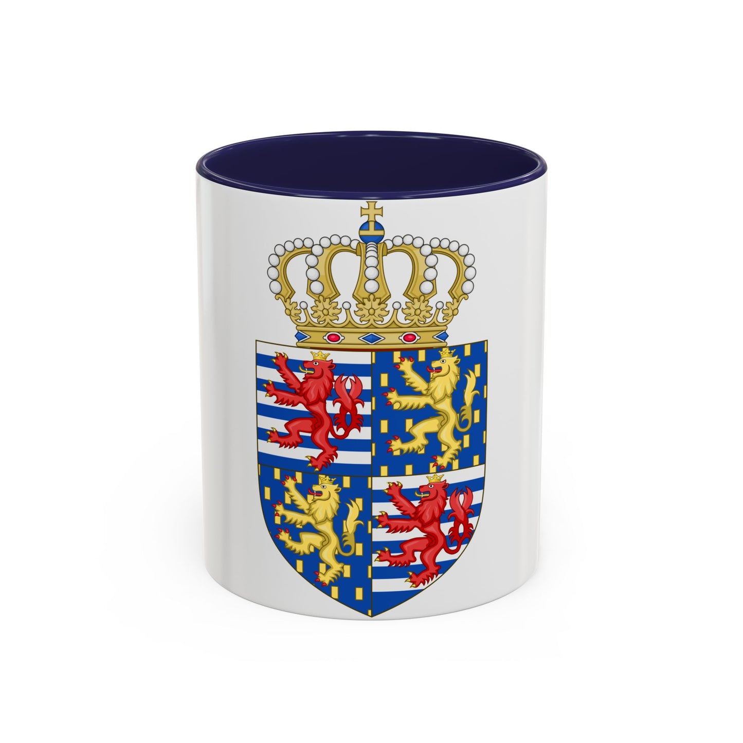 Lesser coat of arms of the Grand Duke of Luxembourg (2000) - Accent Coffee Mug