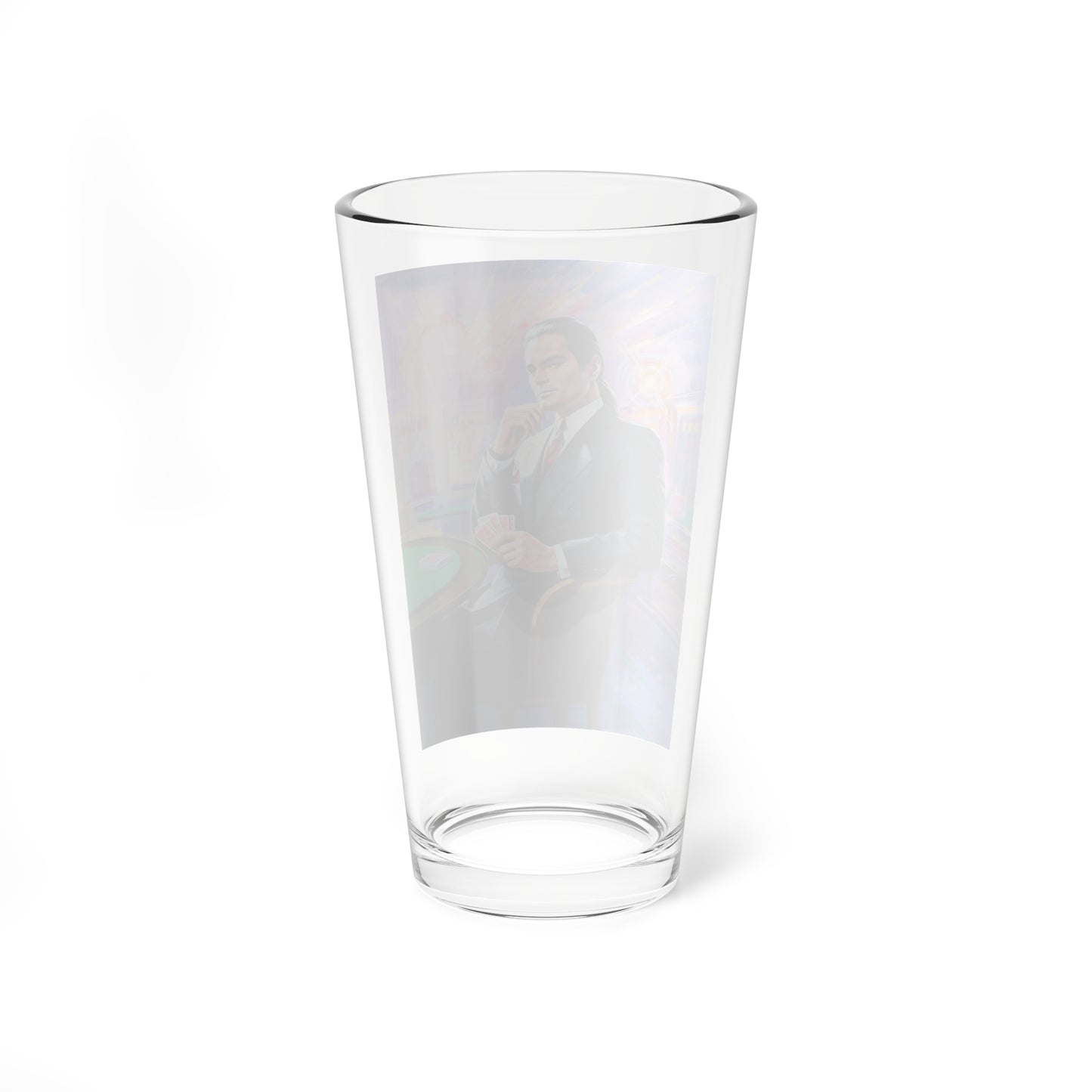 Loveswept 579 'Bad Company' Romance Paperback Book Cover (Bantam, 1992) - Pint Glass 16oz