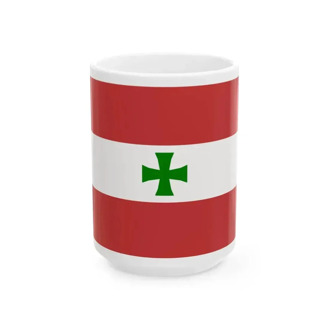 1844 do 1848 zastava Crne Gore (Montenegro) White Coffee Mug 15oz - Go Mug Yourself