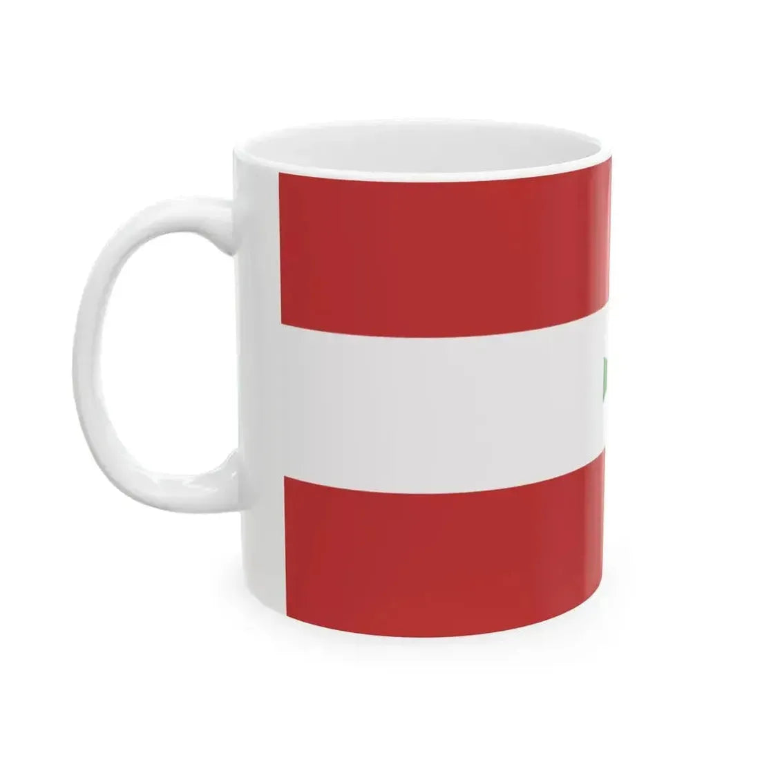 1844 do 1848 zastava Crne Gore (Montenegro) White Coffee Mug - Go Mug Yourself