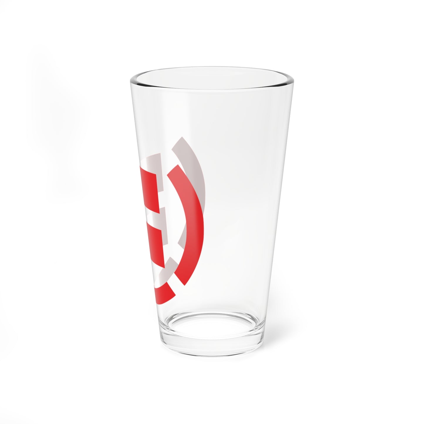 Danish Defence logo w-out crown (Denmark) (Coat of Arms) Pint Glass 16oz