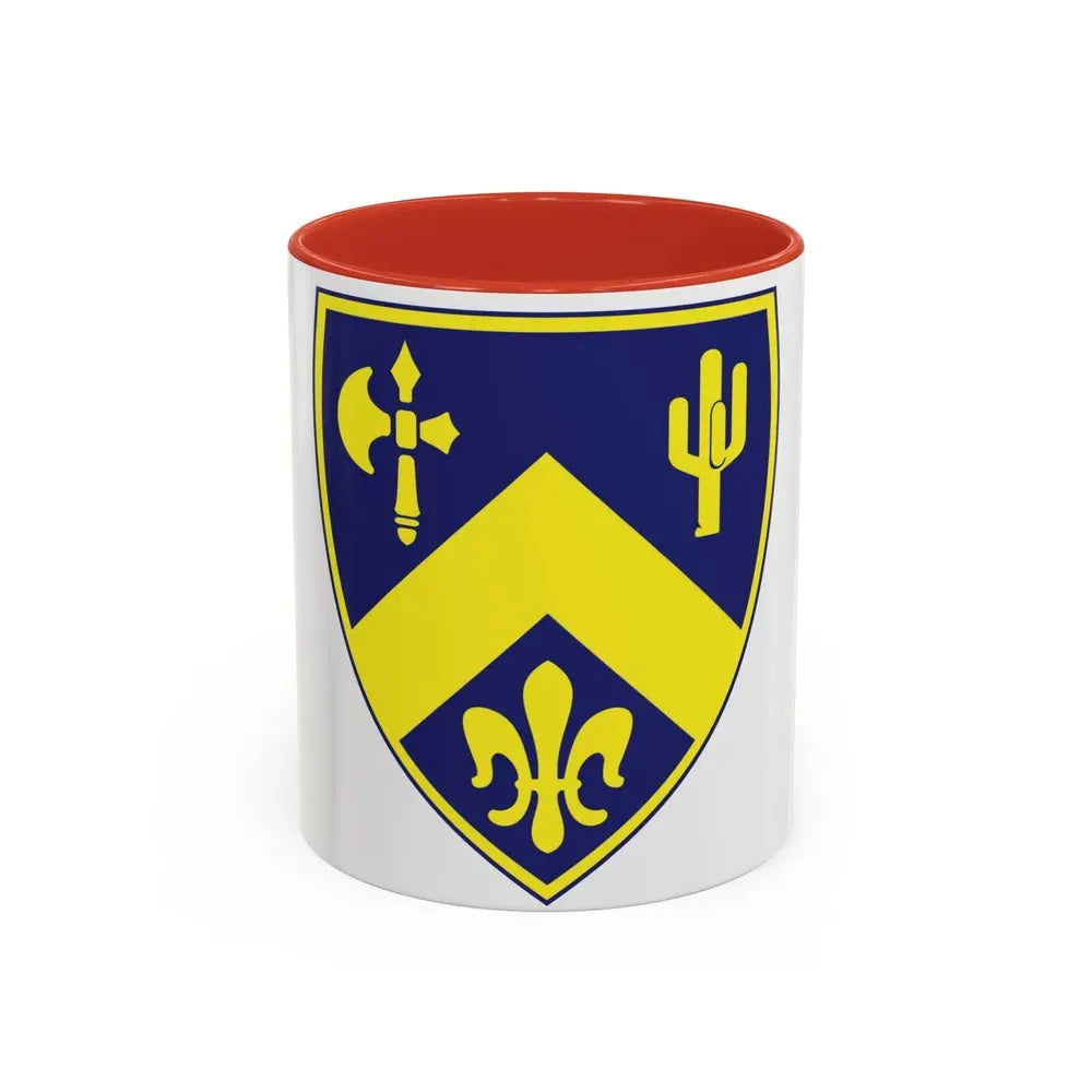 184th Infantry Regiment (U.S. Army) Accent Coffee Mug 11oz Red - Go Mug Yourself