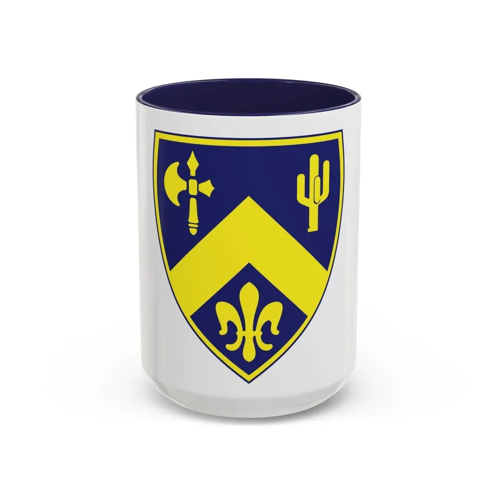 184th Infantry Regiment (U.S. Army) Accent Coffee Mug 15oz Navy - Go Mug Yourself