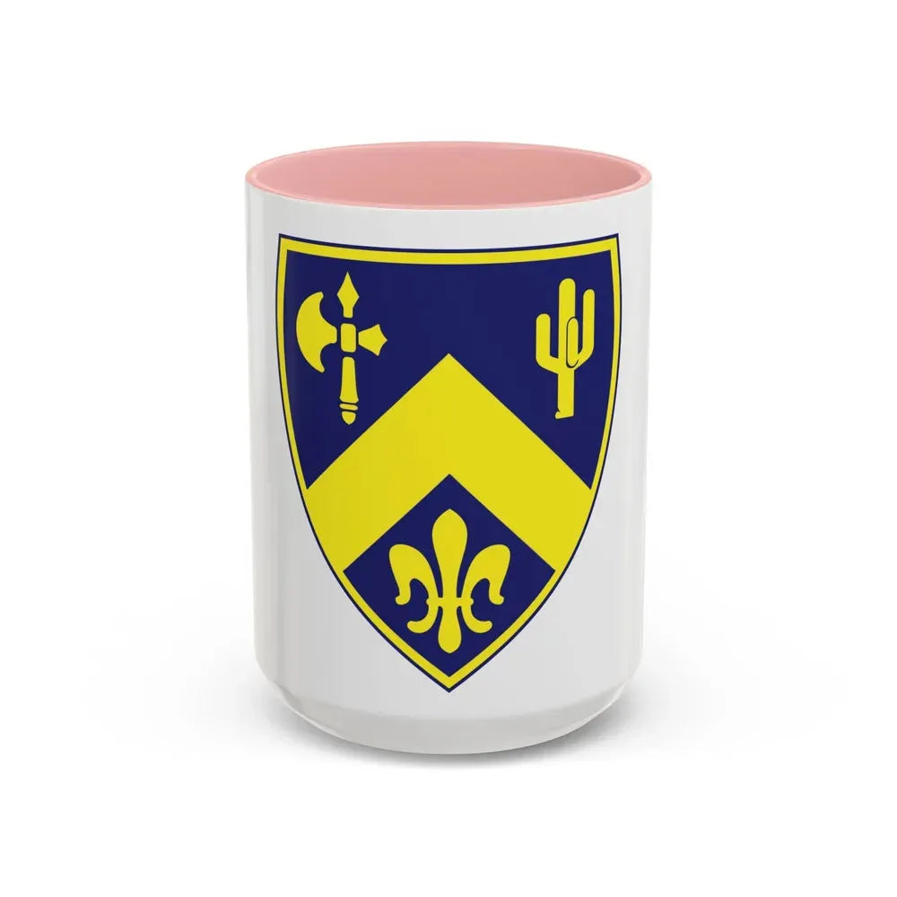 184th Infantry Regiment (U.S. Army) Accent Coffee Mug 15oz Pink - Go Mug Yourself