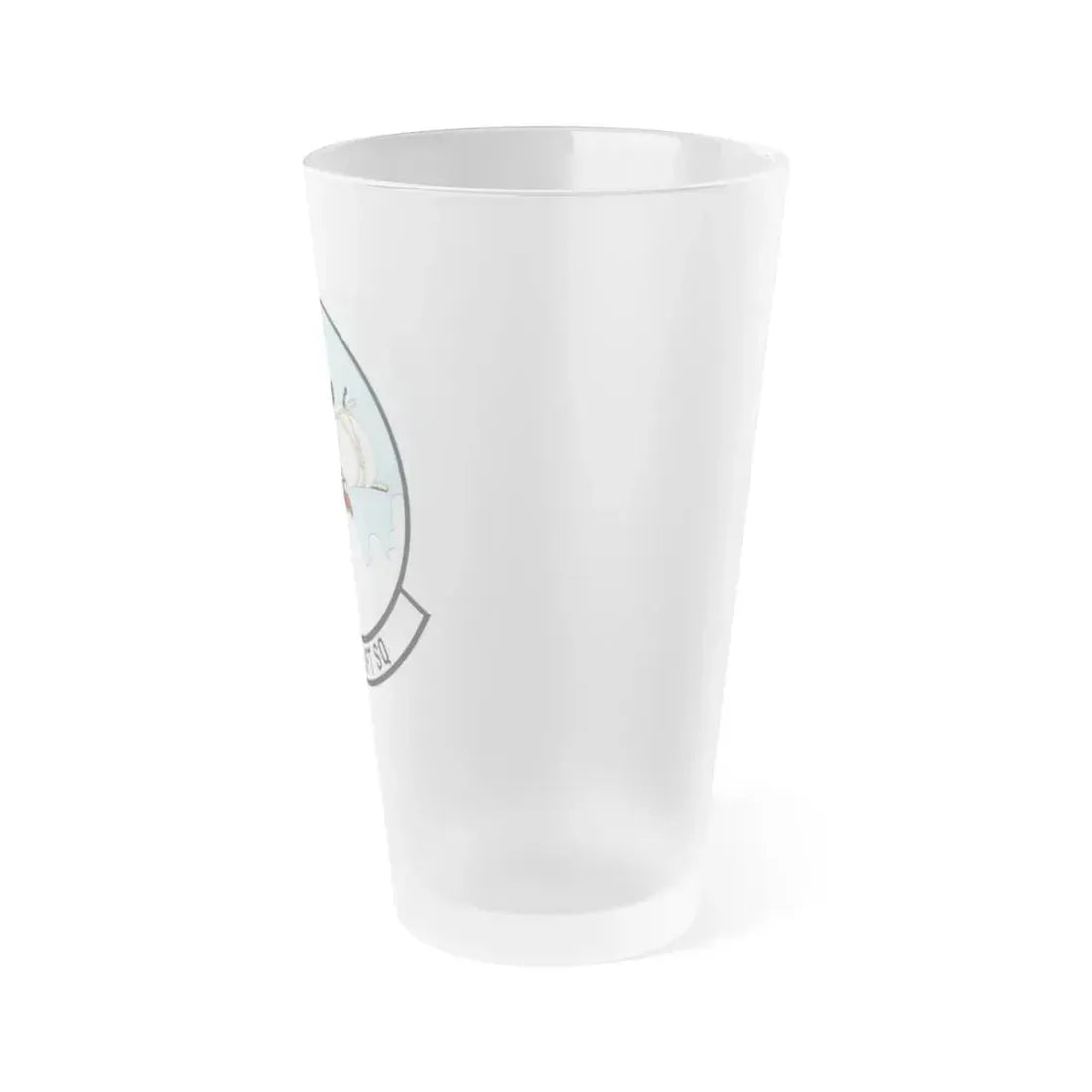 185 Airlift Squadron (U.S. Air Force) Frosted Pint Glass 16oz - Go Mug Yourself