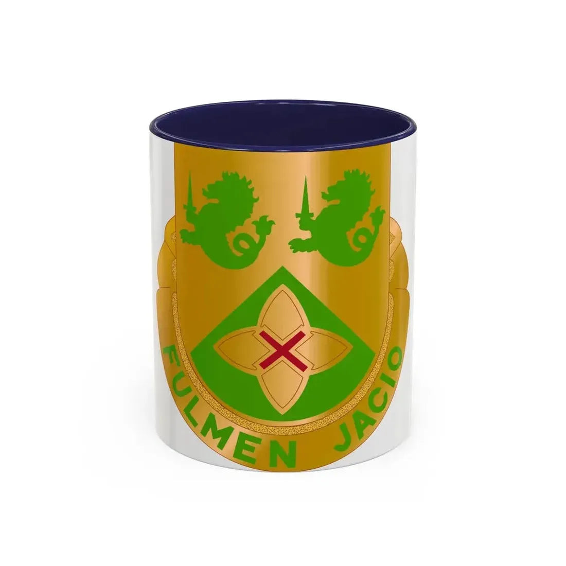 185 Armor Regiment (U.S. Army) Accent Coffee Mug 11oz Navy - Go Mug Yourself