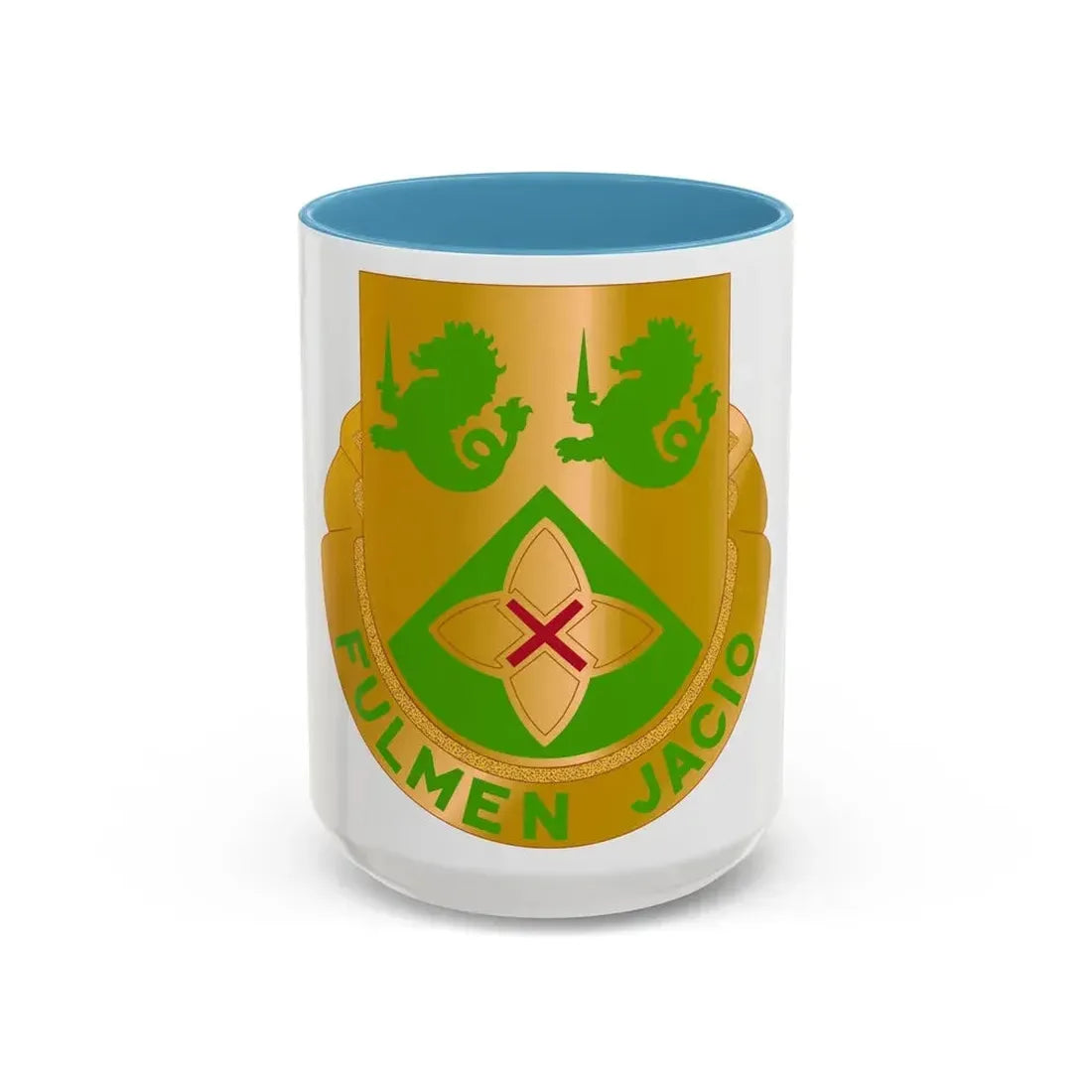 185 Armor Regiment (U.S. Army) Accent Coffee Mug 15oz Light Blue - Go Mug Yourself