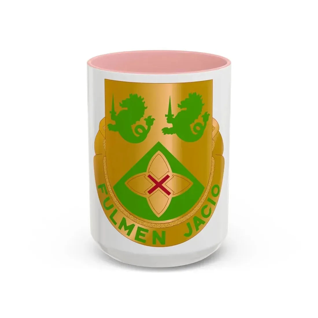 185 Armor Regiment (U.S. Army) Accent Coffee Mug 15oz Pink - Go Mug Yourself
