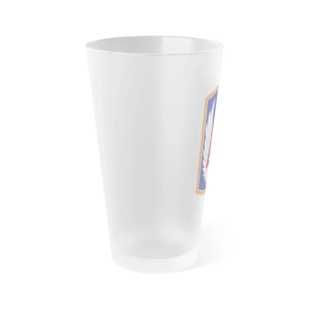 185 Aviation Brigade (U.S. Army) Frosted Pint Glass 16oz - Go Mug Yourself