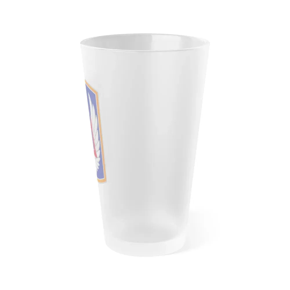 185 Aviation Brigade (U.S. Army) Frosted Pint Glass 16oz - Go Mug Yourself