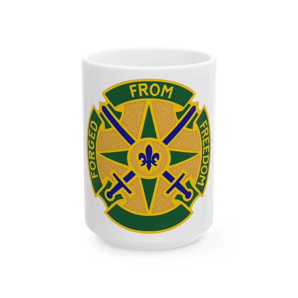 185 Military Police Battalion (U.S. Army) White Coffee Mug 15oz - Go Mug Yourself