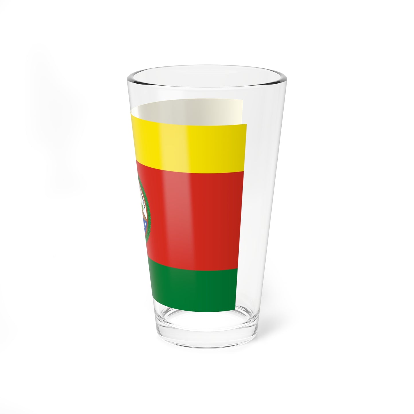 Greater Flag of Bolivia 1831-1851 (Bolivia) Pint Glass 16oz