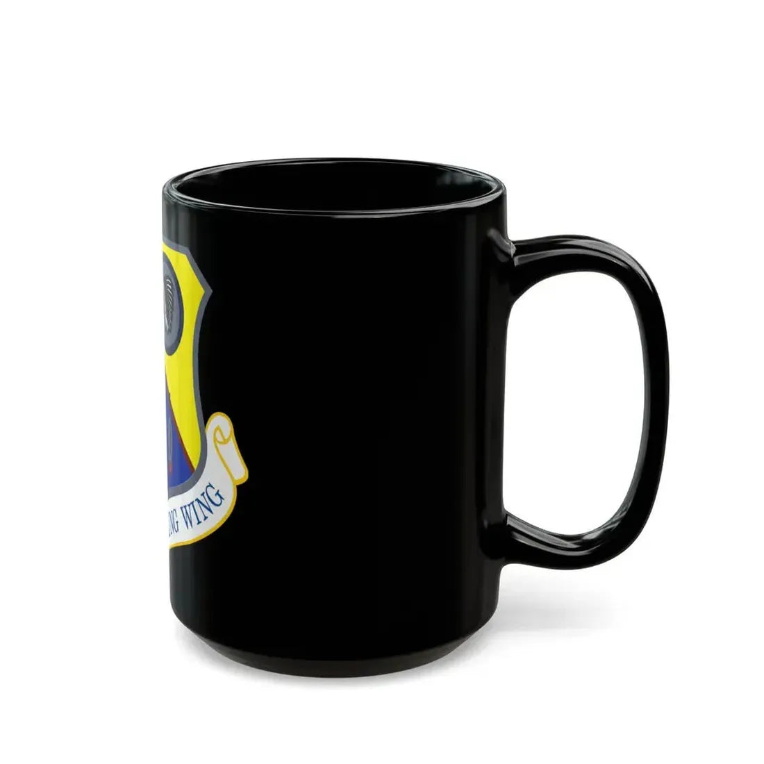 185th Air Refueling Wing (U.S. Air Force) Black Coffee Mug - Go Mug Yourself