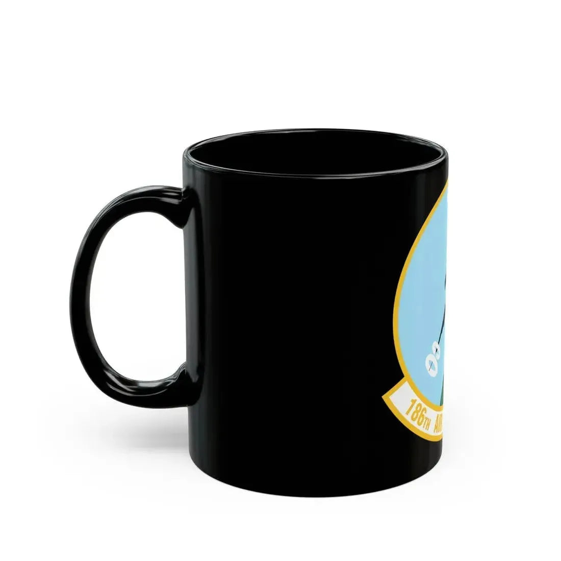 186 Air Refueling Squadron (U.S. Air Force) Black Coffee Mug - Go Mug Yourself