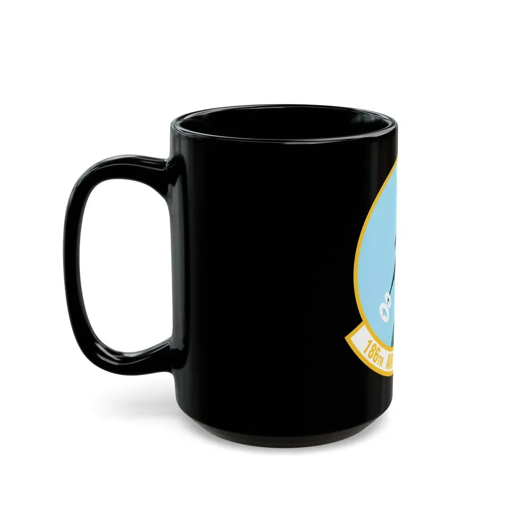 186 Air Refueling Squadron (U.S. Air Force) Black Coffee Mug - Go Mug Yourself