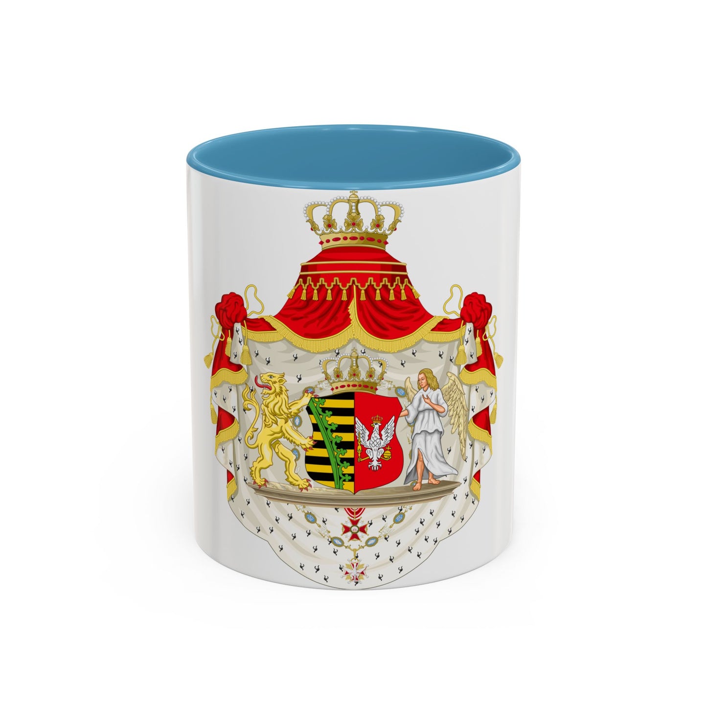 Grand Coat of Arms of Duchy of Warsaw - Accent Coffee Mug