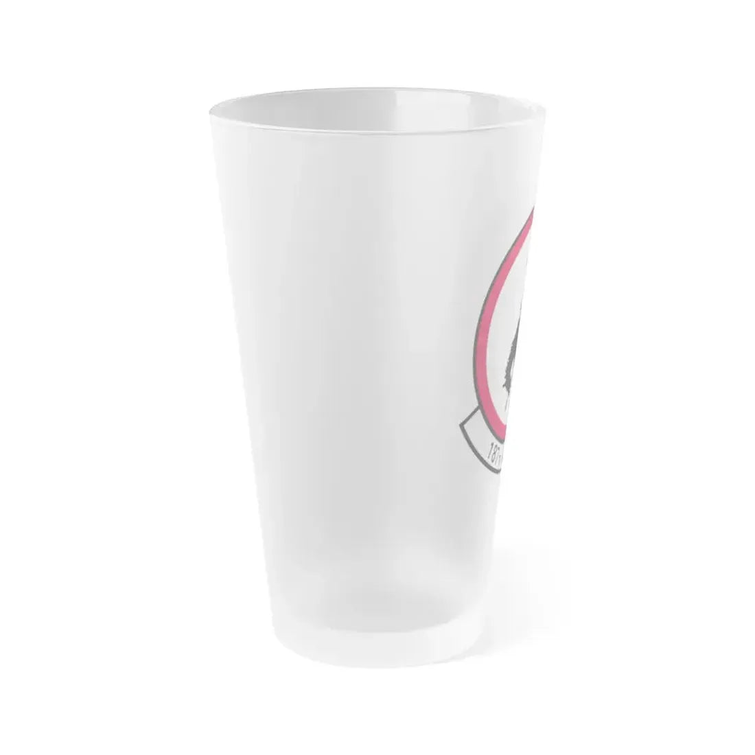 187 Airlift Squadron (U.S. Air Force) Frosted Pint Glass 16oz - Go Mug Yourself