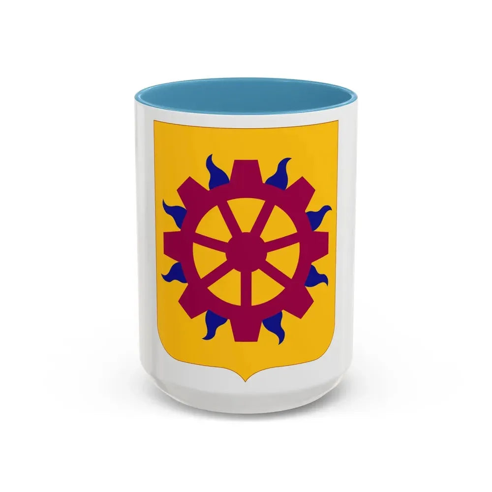 187 Ordnance Battalion 2 (U.S. Army) Accent Coffee Mug 15oz Light Blue - Go Mug Yourself