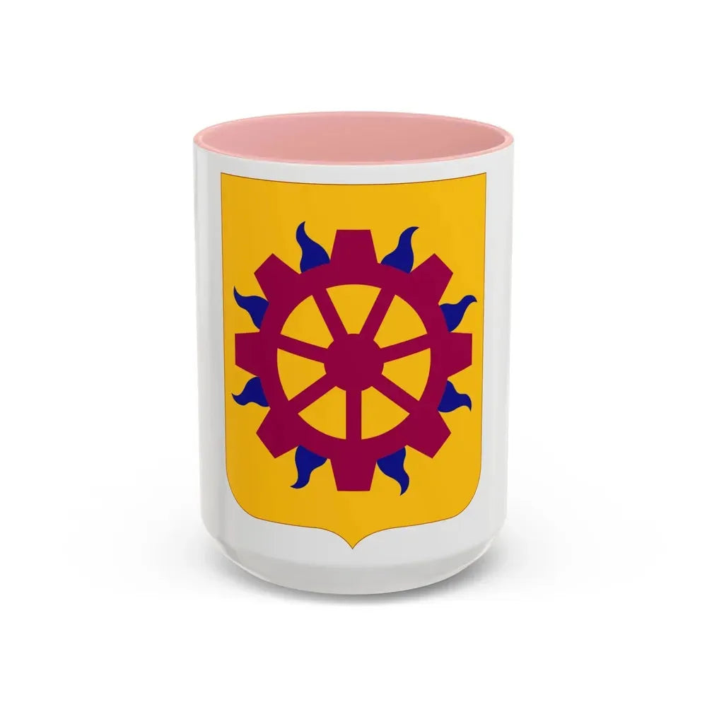 187 Ordnance Battalion 2 (U.S. Army) Accent Coffee Mug 15oz Pink - Go Mug Yourself