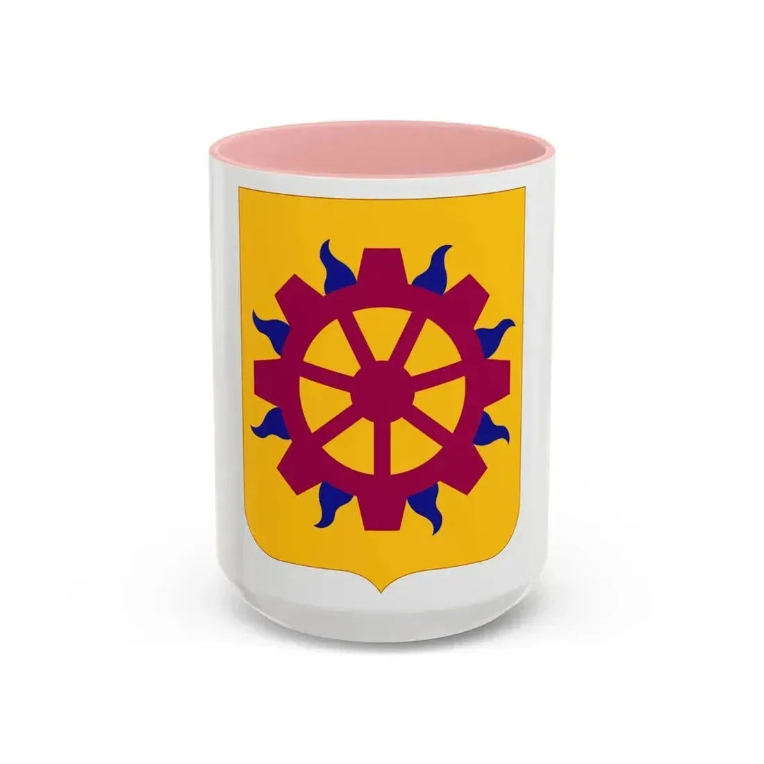 187 Ordnance Battalion 2 (U.S. Army) Accent Coffee Mug 15oz Pink - Go Mug Yourself