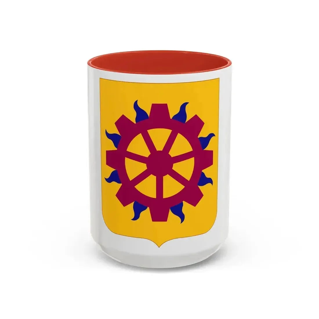 187 Ordnance Battalion 2 (U.S. Army) Accent Coffee Mug 15oz Red - Go Mug Yourself