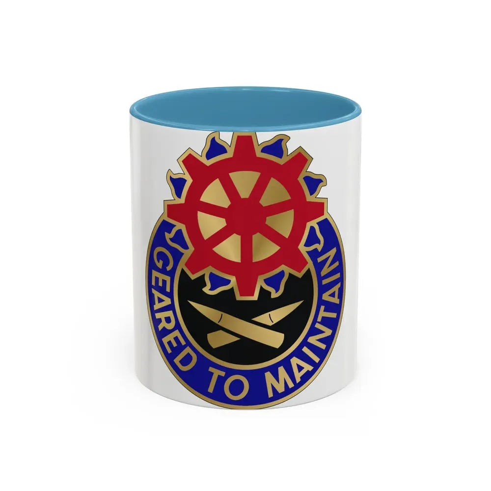 187 Ordnance Battalion (U.S. Army) Accent Coffee Mug 11oz Light Blue - Go Mug Yourself