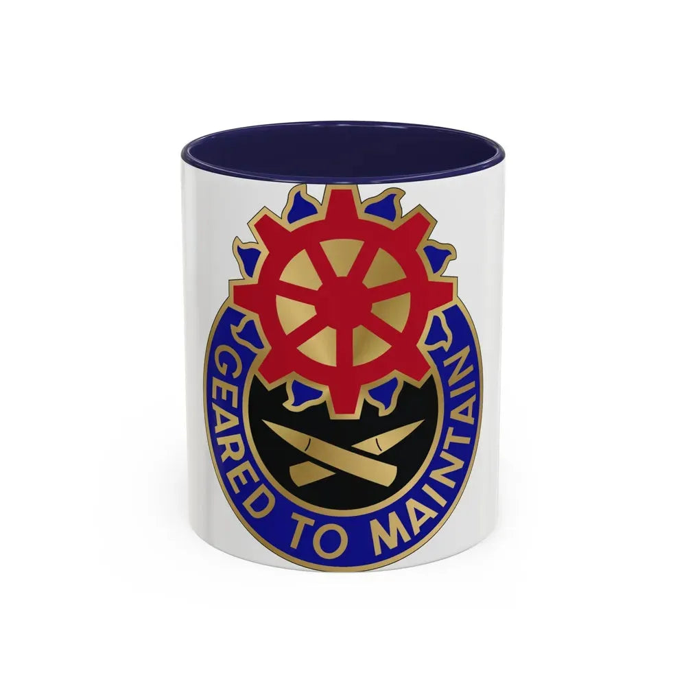 187 Ordnance Battalion (U.S. Army) Accent Coffee Mug 11oz Navy - Go Mug Yourself