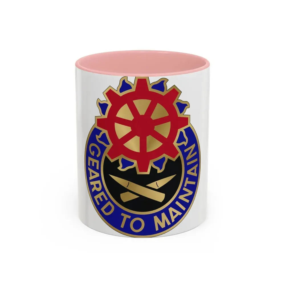 187 Ordnance Battalion (U.S. Army) Accent Coffee Mug 11oz Pink - Go Mug Yourself