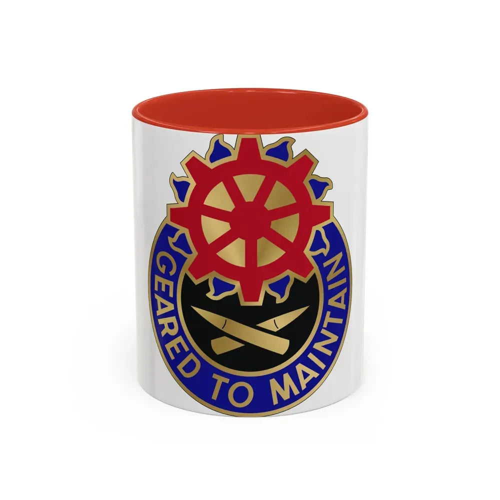 187 Ordnance Battalion (U.S. Army) Accent Coffee Mug 11oz Red - Go Mug Yourself