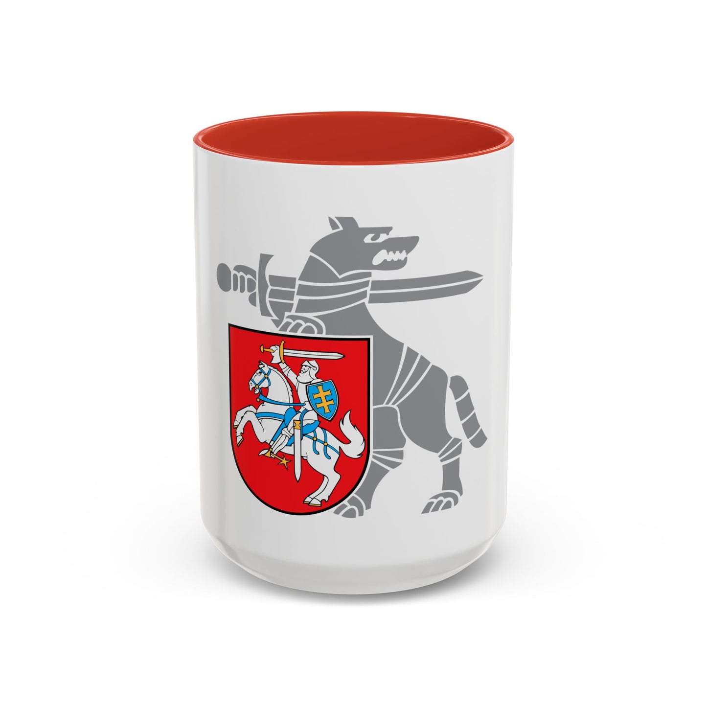 Coat of Arms Ministry of National Defence Lithuania - Accent Coffee Mug