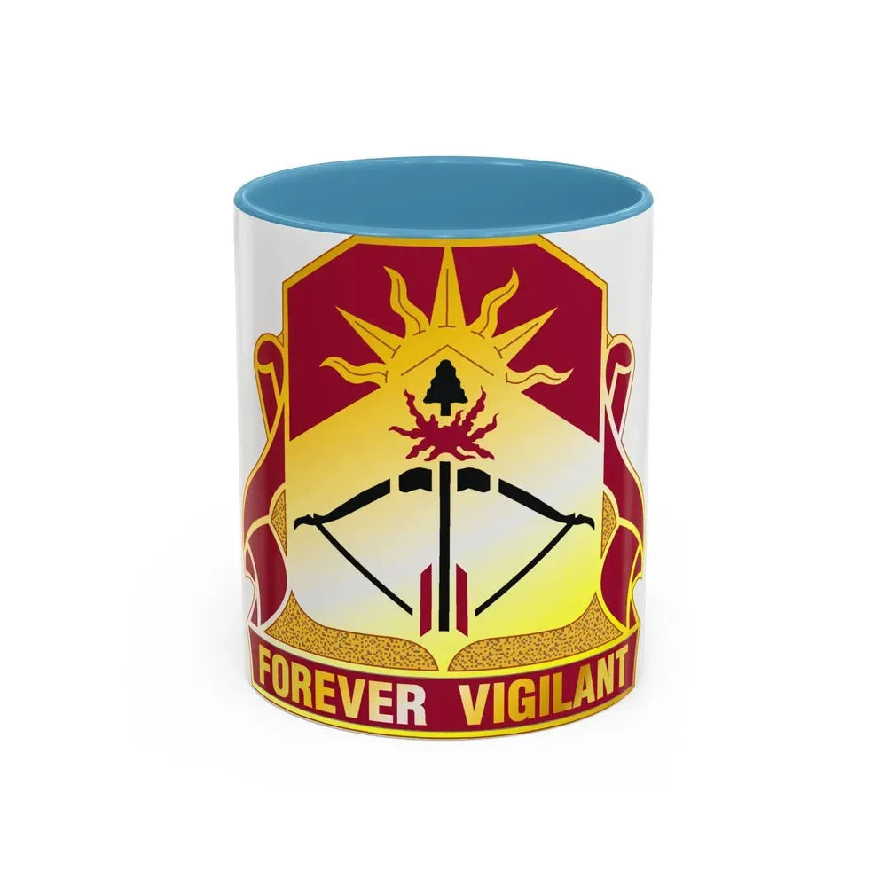 188 Air Defense Artillery Regiment (U.S. Army) Accent Coffee Mug 11oz Light Blue - Go Mug Yourself