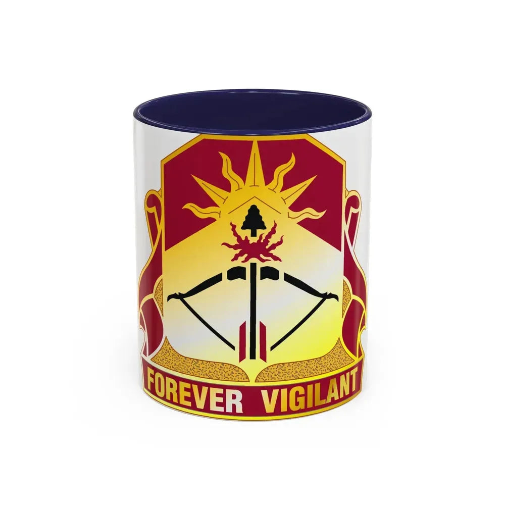 188 Air Defense Artillery Regiment (U.S. Army) Accent Coffee Mug 11oz Navy - Go Mug Yourself