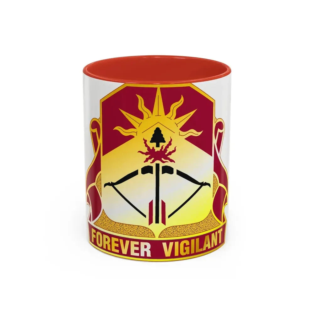 188 Air Defense Artillery Regiment (U.S. Army) Accent Coffee Mug 11oz Red - Go Mug Yourself